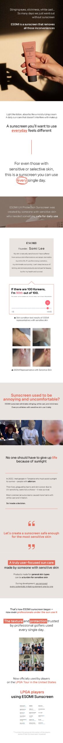 UV Protection Sunscreen 50ml — product information