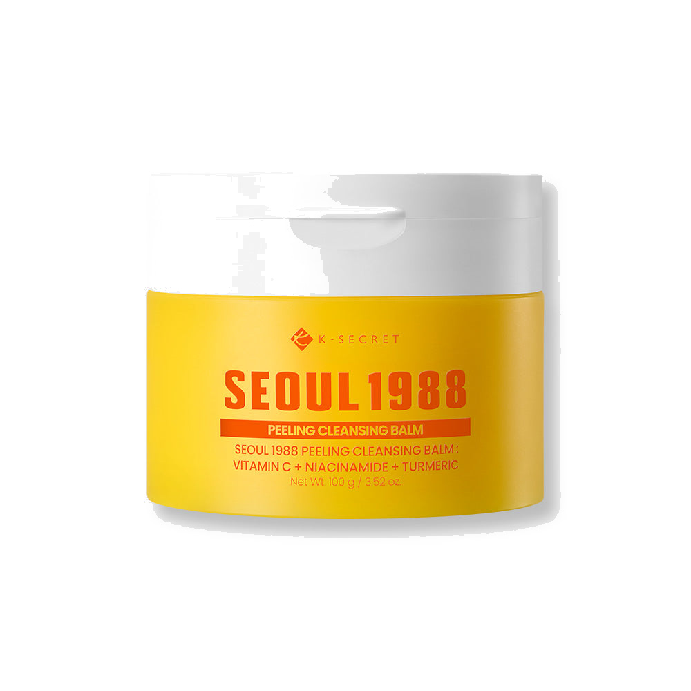 SEOUL 1988 PEELING CLEANSING BALM : VITAMIN C + NIACINAMIDE + TURMERIC